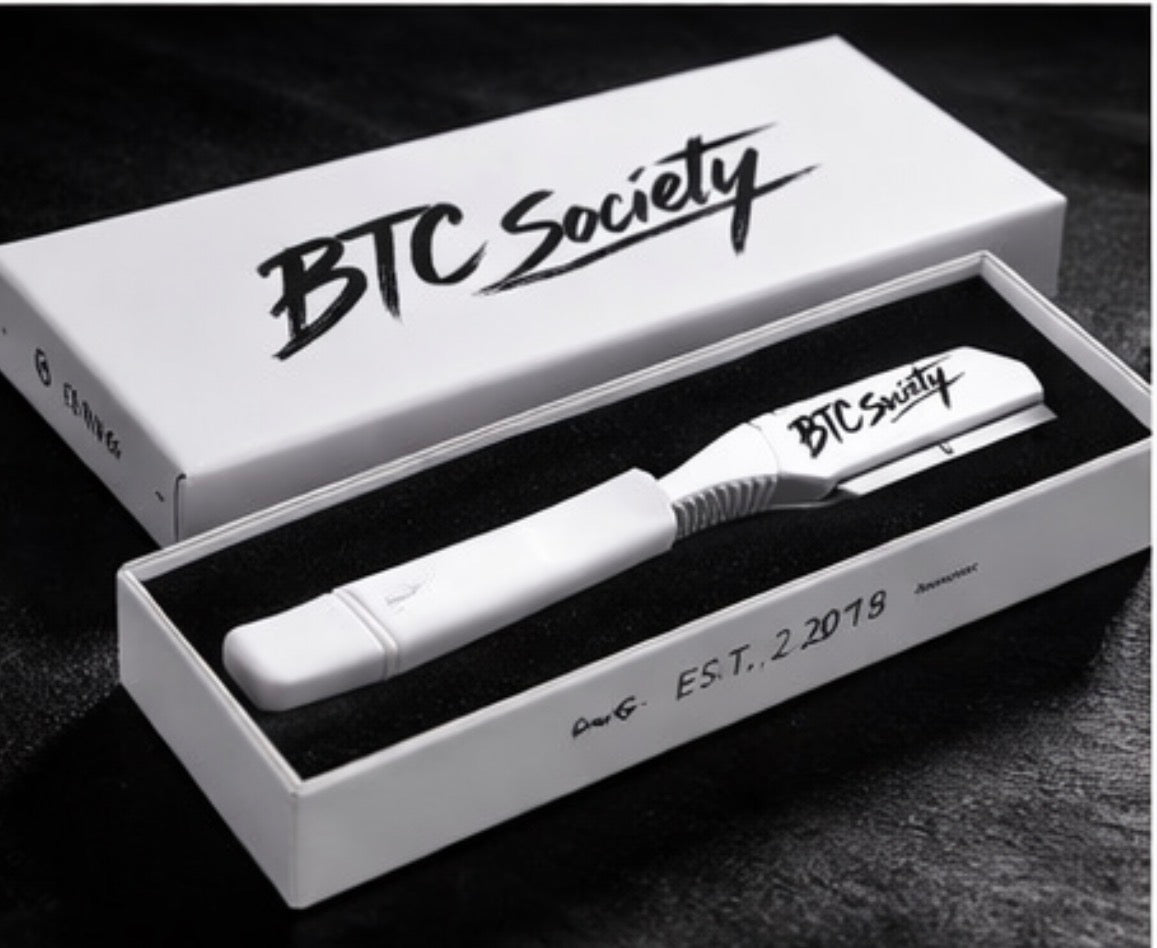 BTC society Elite white signature Razor